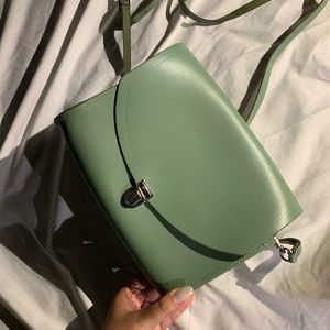 cambridge satchel Large Push Lock In Leather